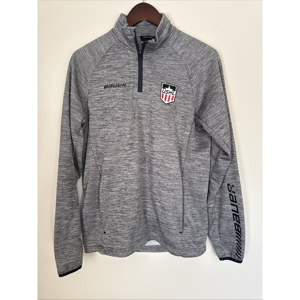 Bauer Team Mens 1/4 Zip Pullover Size Small  Hockey USHL